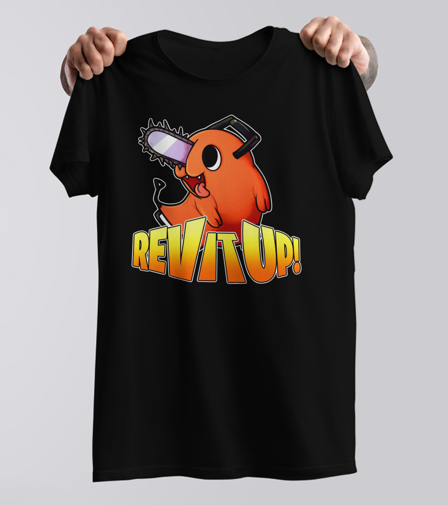 Rev It Up Chainsaw Creature T-Shirt