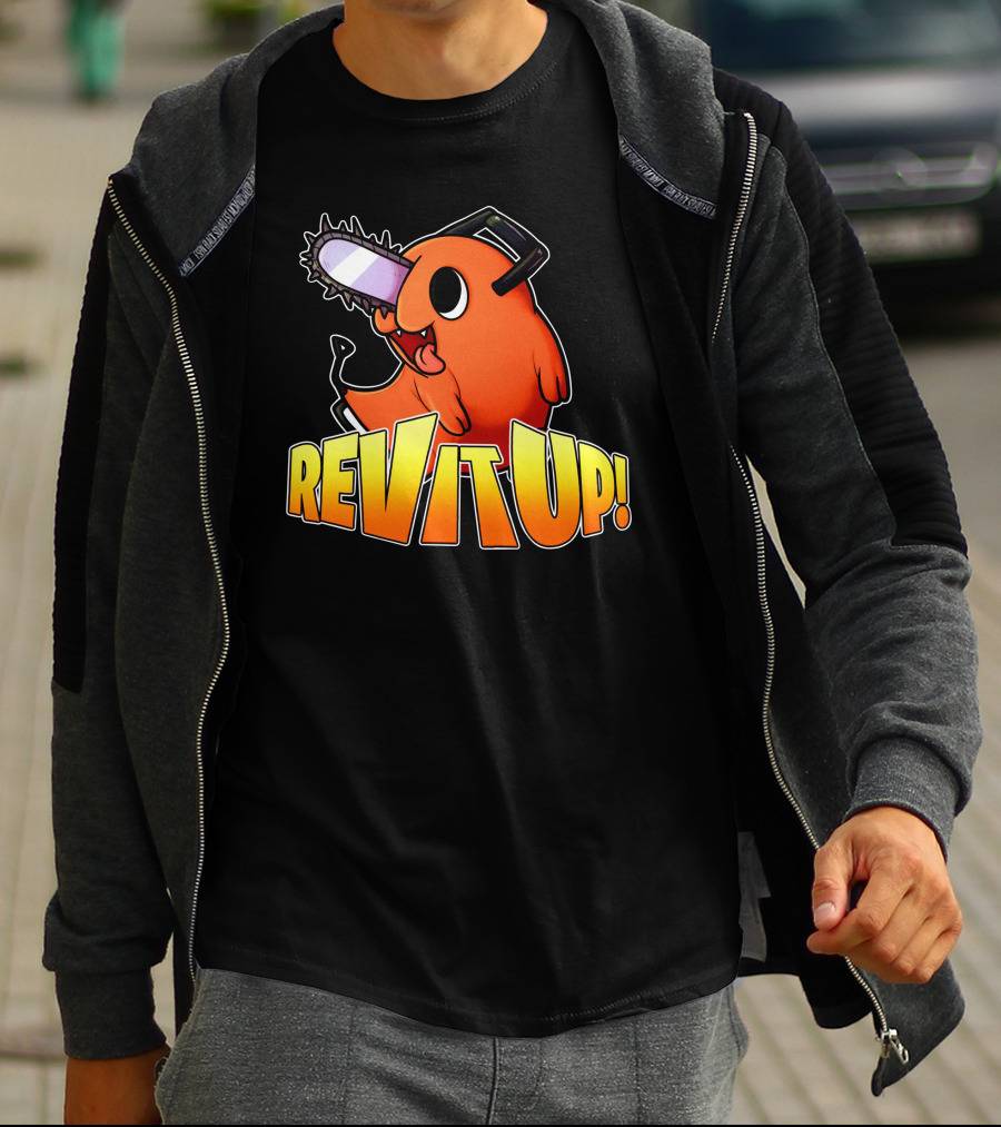 Rev It Up Chainsaw Creature T-Shirt