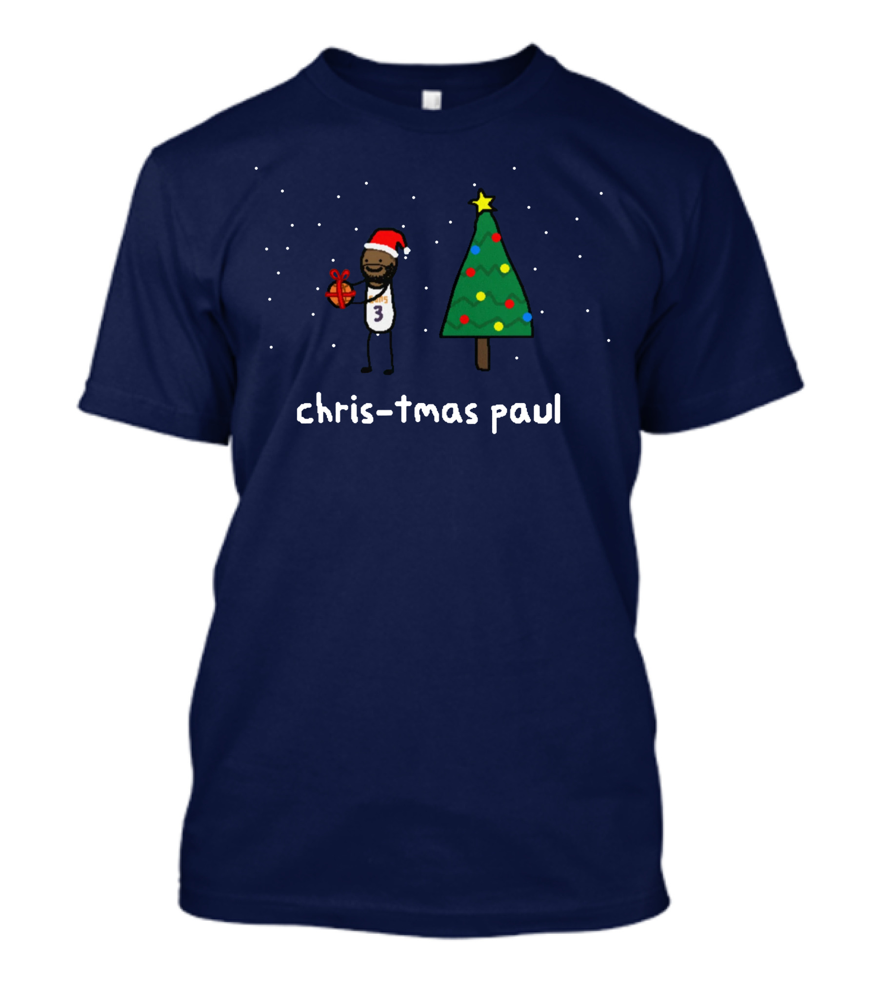 Chris-tmas Paul Holiday Merch NBA Paint Swea T-Shirt