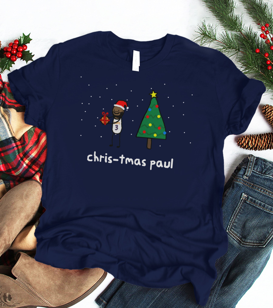 Chris-tmas Paul Holiday Merch NBA Paint Swea T-Shirt