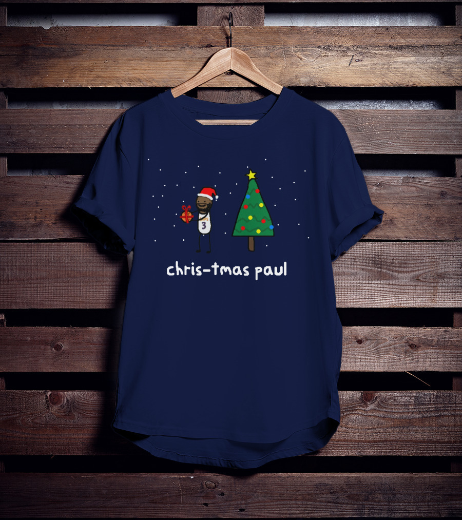 Chris-tmas Paul Holiday Merch NBA Paint Swea T-Shirt