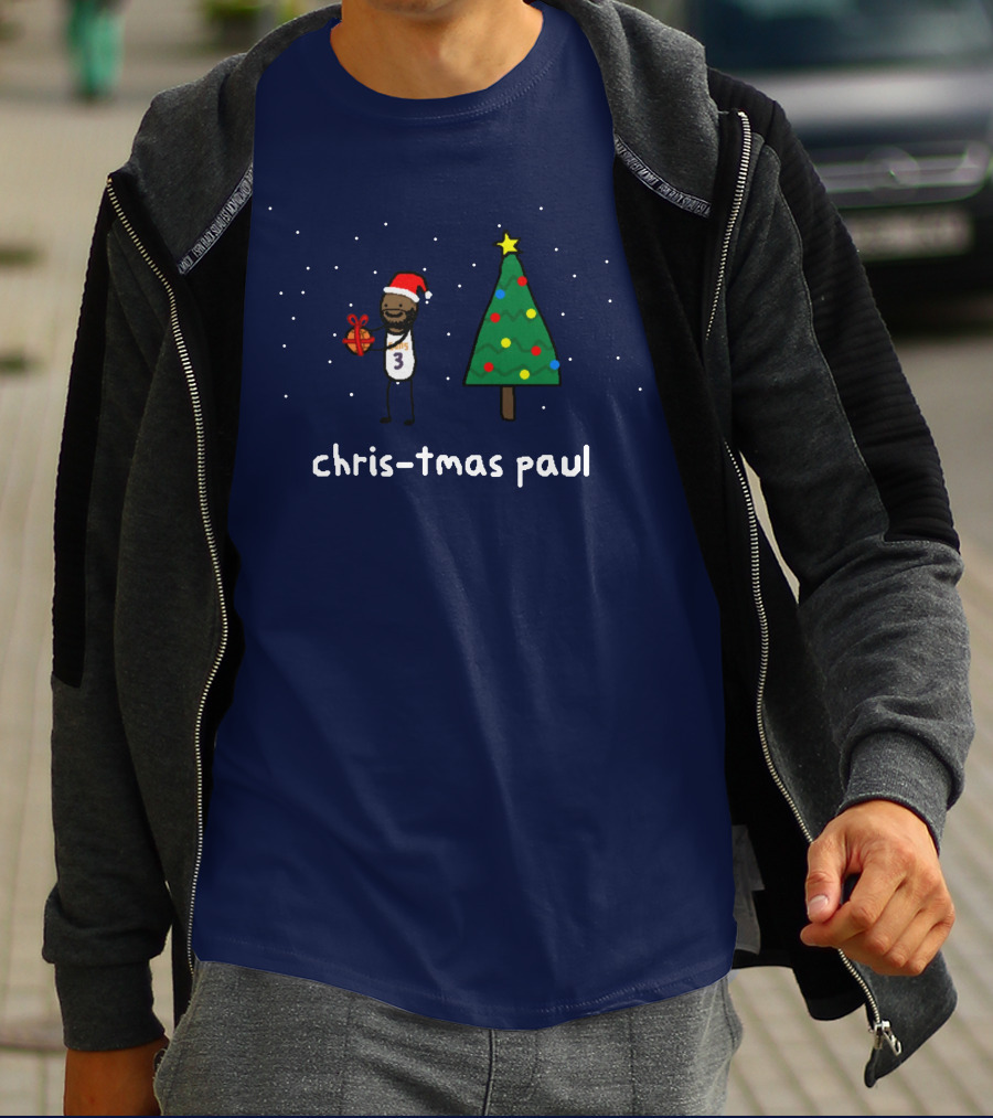 Chris-tmas Paul Holiday Merch NBA Paint Swea T-Shirt