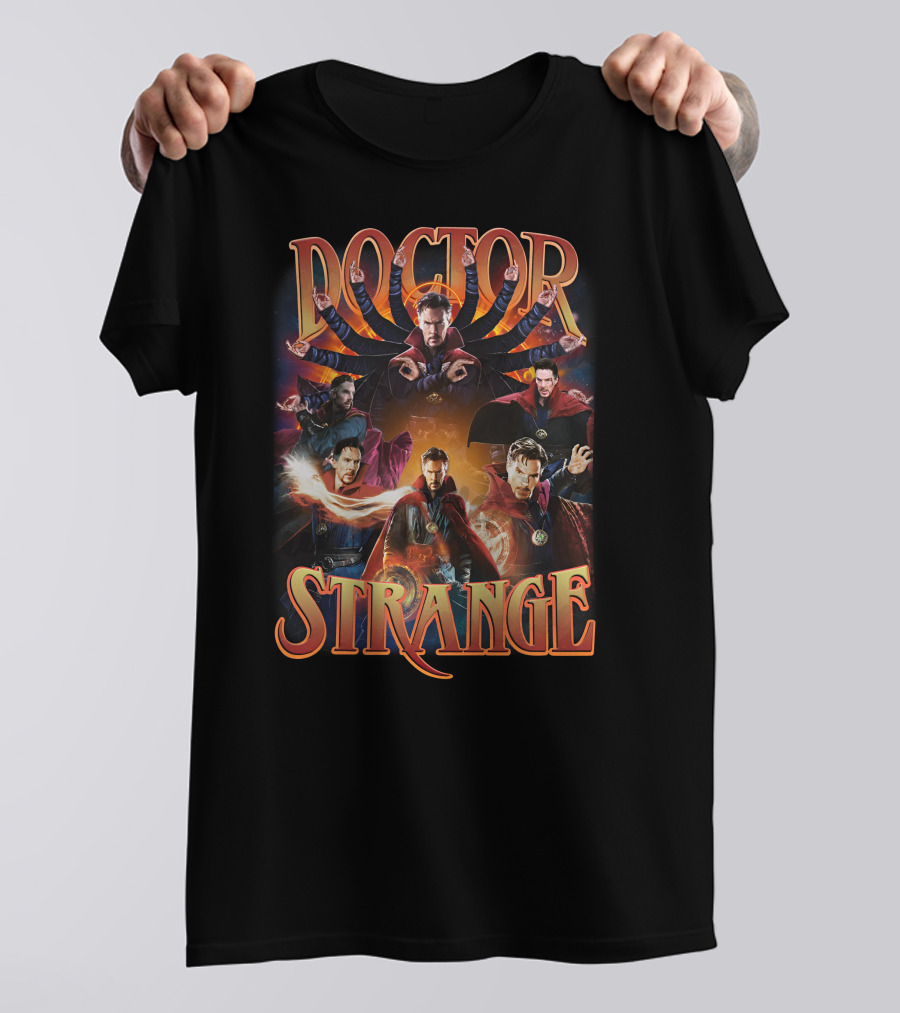 Doctor Strange Multiverse Collage T-Shirt