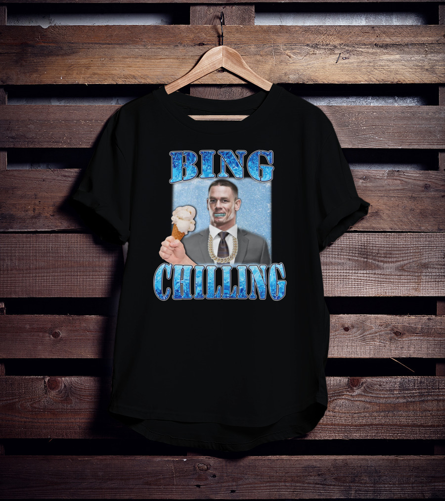 Hard Merch Bing Chilling Ice Cream Suit John Cena T-Shirt