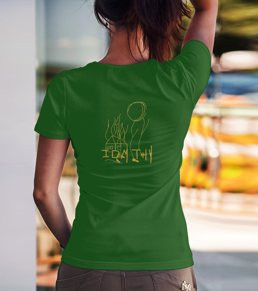 IDMTHY Out Now Drawing House Sun Scene T-Shirt