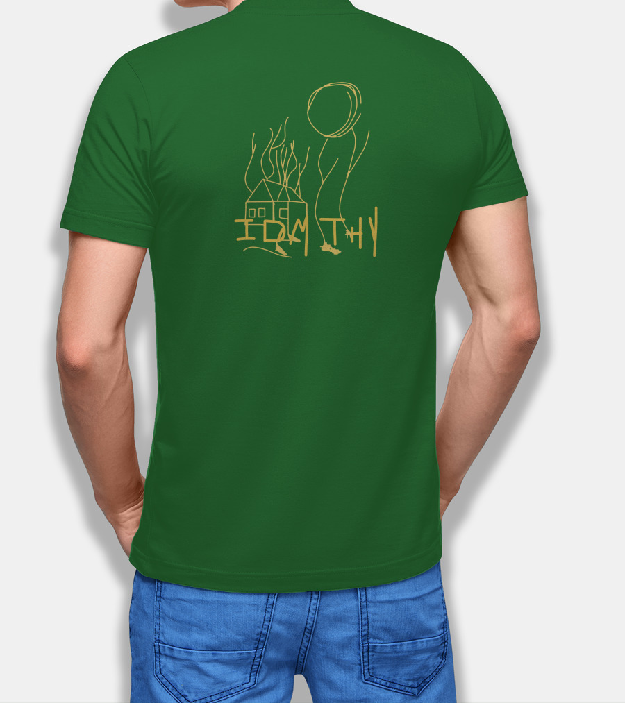 IDMTHY Out Now Drawing House Sun Scene T-Shirt