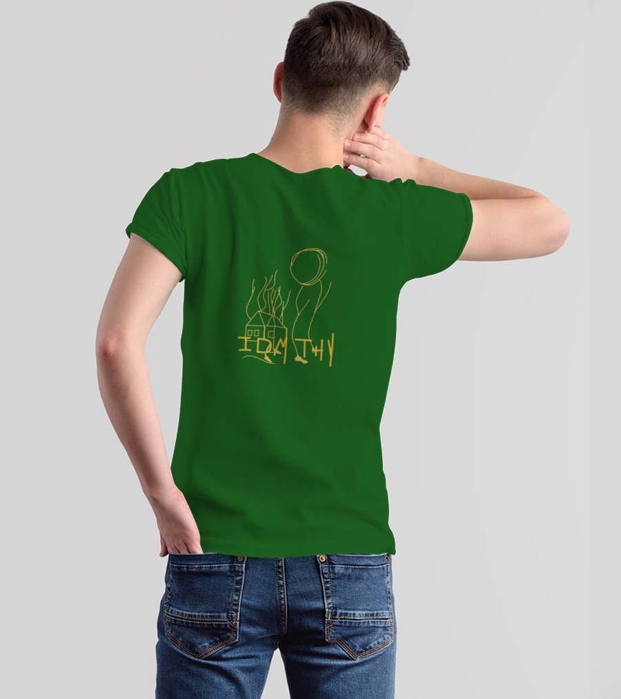 IDMTHY Out Now Drawing House Sun Scene T-Shirt