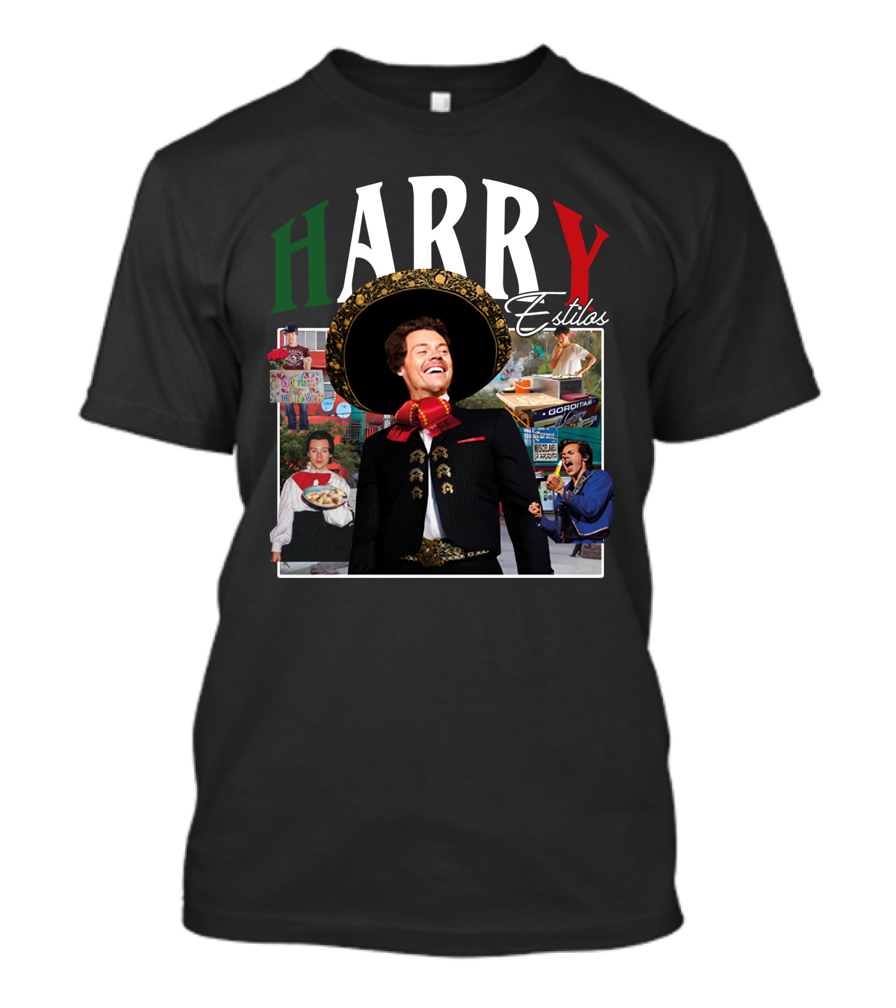 Regal Linea Continua Harry Estilos Mariachi And Street Food Imagery Anthonypham T-Shirt