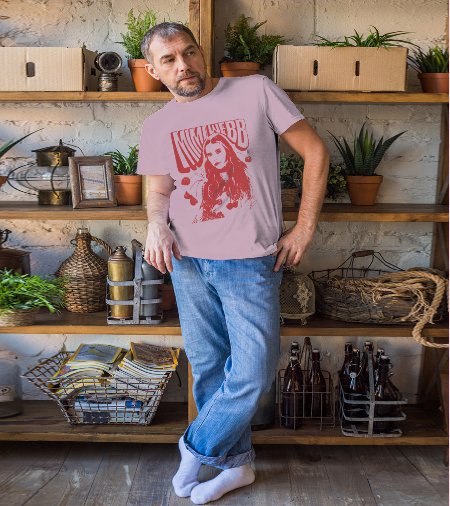 Mimi Webb Cherry Photo With Hand-Drawn Heart And Cherries T-Shirt