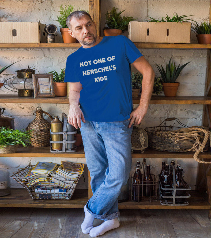 Not One Of Herschel's Kids Blue T-Shirt
