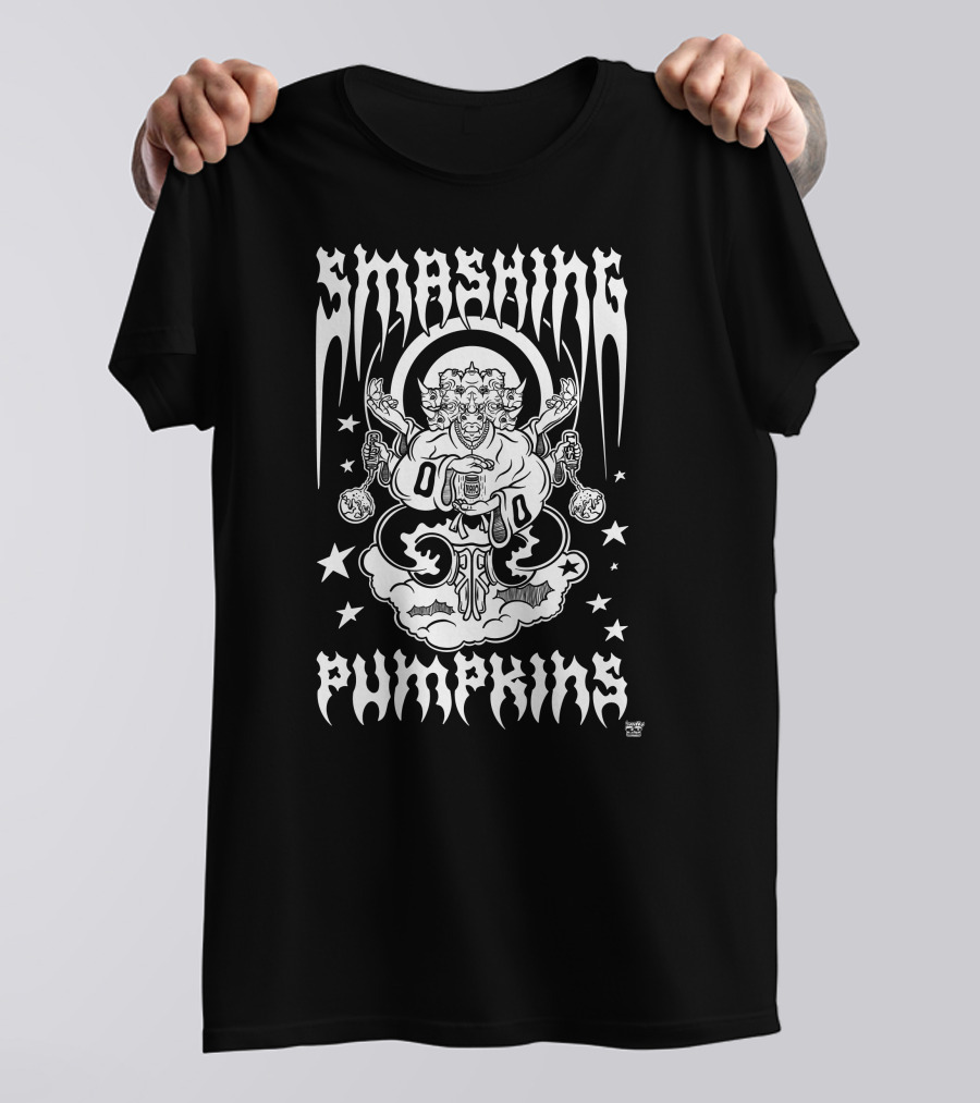 Smashing Pumpkins Rhinoceros Cloud Stars T-Shirt
