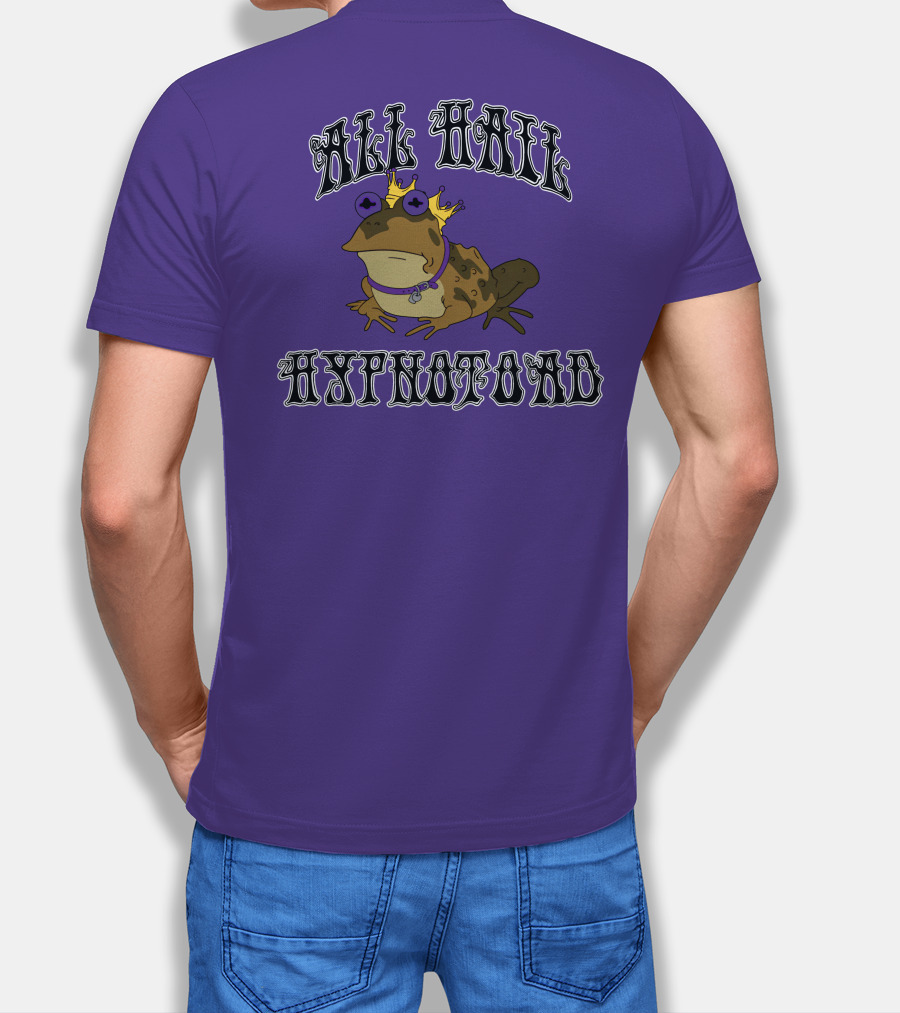 All Hail Hypnotoad Purple Crowned T-Shirt
