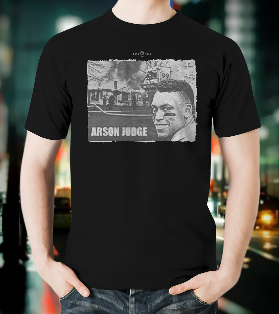 Rotowear Arson Judge Fire Smoke Baseball 99 T-Shirt