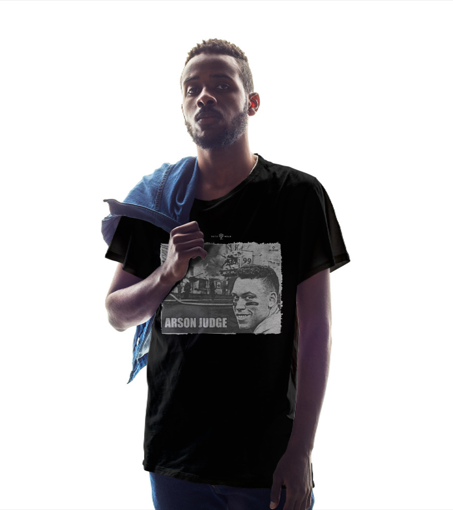 Rotowear Arson Judge Fire Smoke Baseball 99 T-Shirt