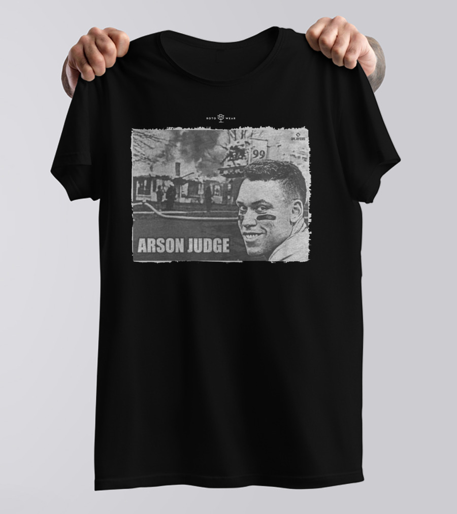 Rotowear Arson Judge Fire Smoke Baseball 99 T-Shirt