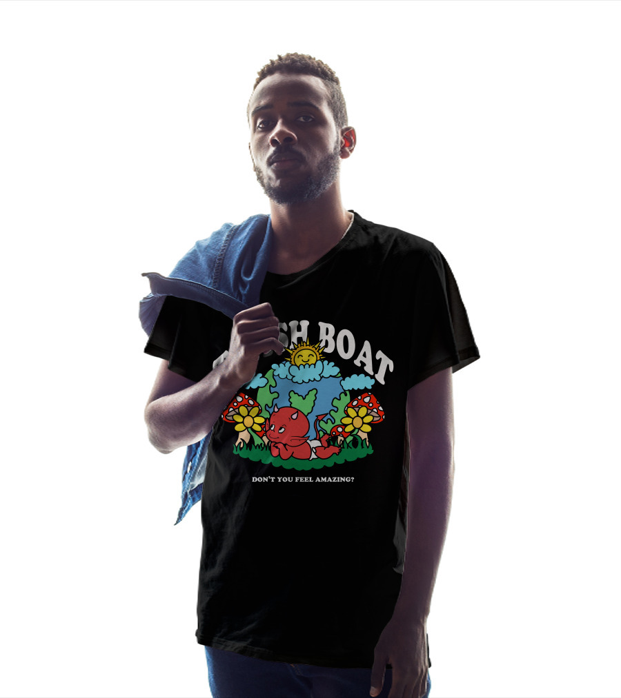 Trash Boat Don't You Feel Amazing Halloween Devil Earth Mushrooms Sun T-Shirt