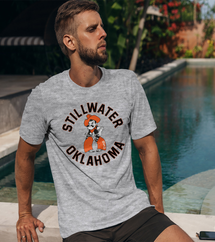 Charlie Hustle Merch Stillwater Oklahoma OSU Cowboy T-Shirt
