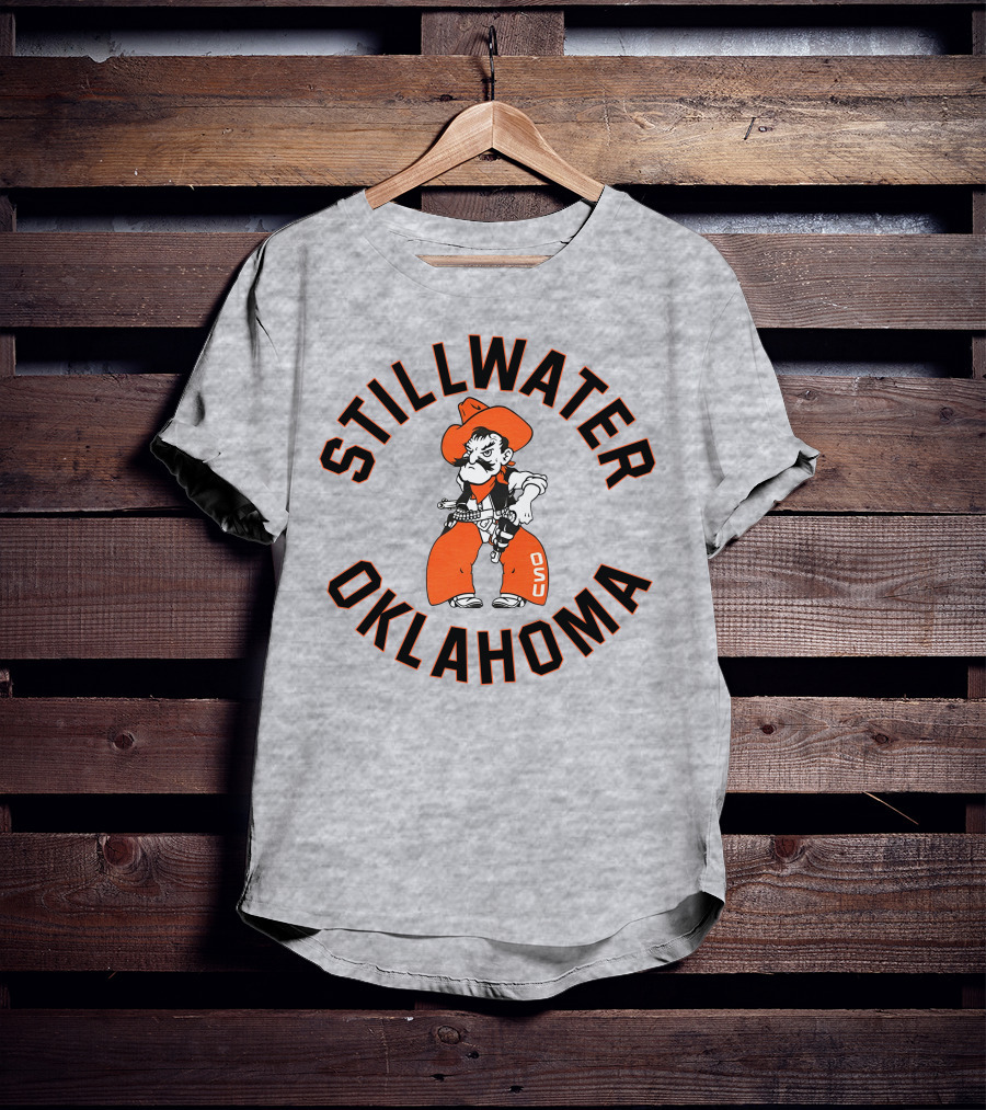 Charlie Hustle Merch Stillwater Oklahoma OSU Cowboy T-Shirt