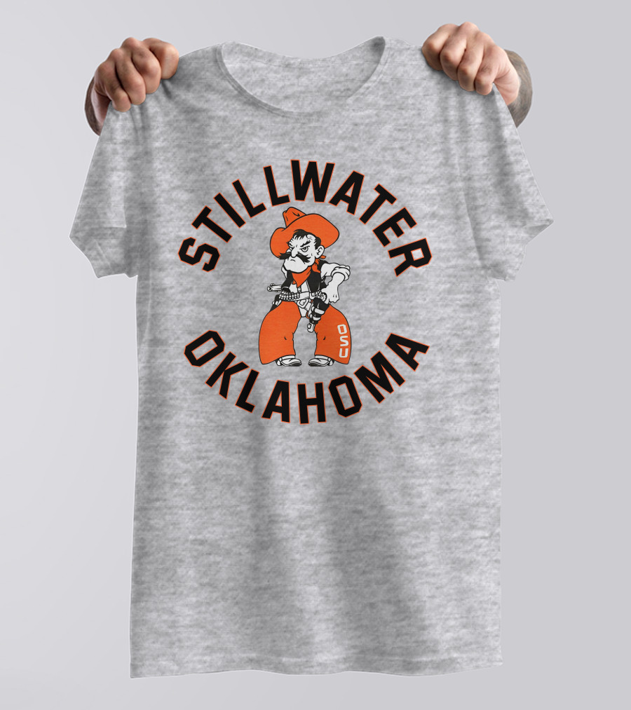 Charlie Hustle Merch Stillwater Oklahoma OSU Cowboy T-Shirt