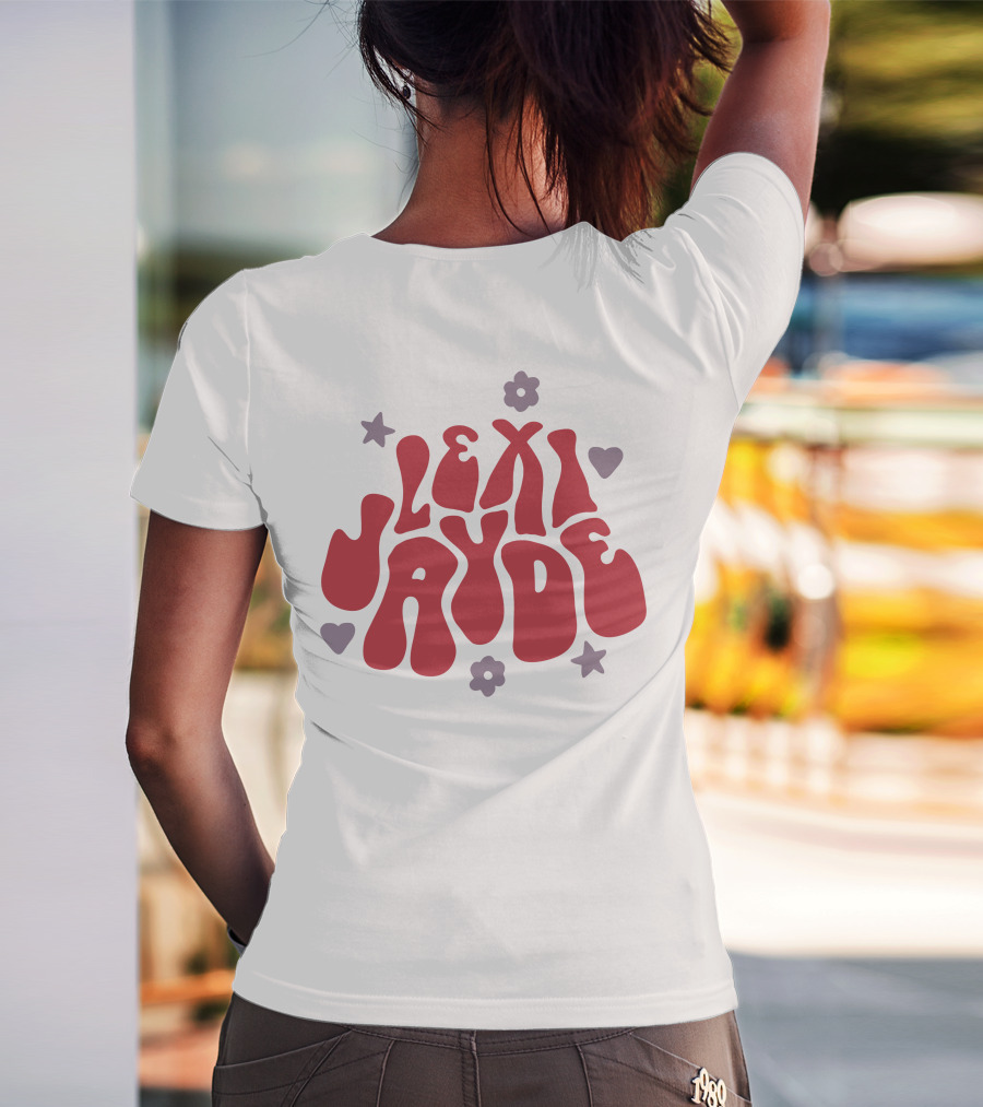 Lexi Jayde Retro Flower Heart Star Elements T-Shirt