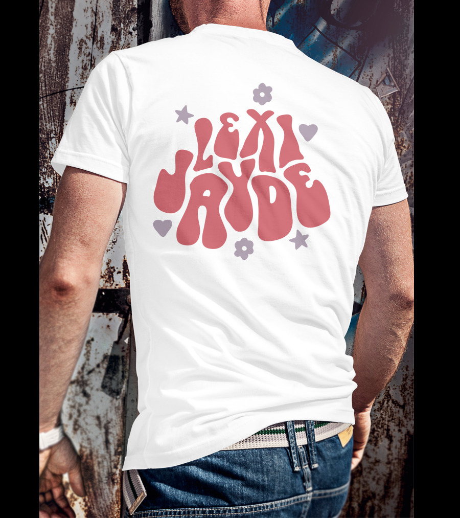 Lexi Jayde Retro Flower Heart Star Elements T-Shirt