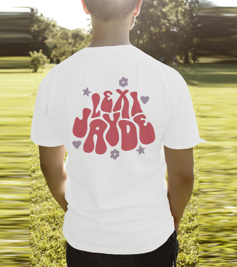 Lexi Jayde Retro Flower Heart Star Elements T-Shirt