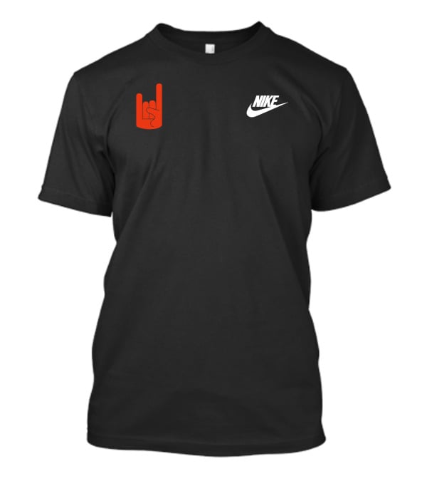 Jordan Whittington Hook 'Em Logo And Hand Gesture T-Shirt