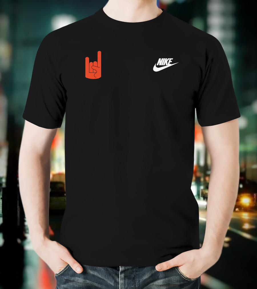 Jordan Whittington Hook 'Em Logo And Hand Gesture T-Shirt
