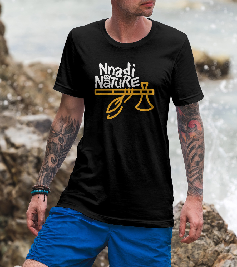 Thederricknnadi Store Nnadi By Nature Axe T-Shirt