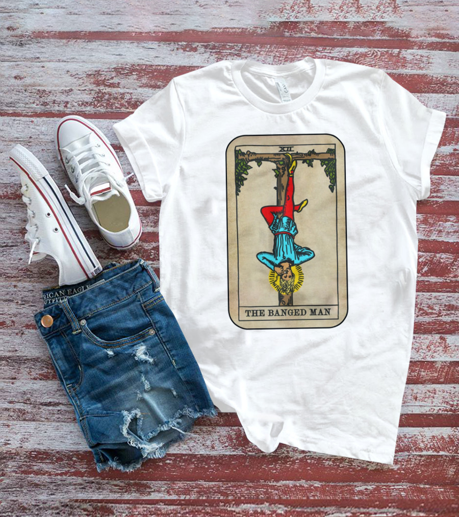 The Banged Man Tarot XII Hanged Style Concept T-Shirt
