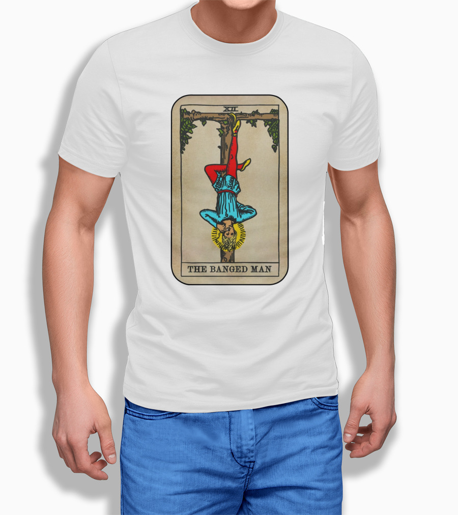 The Banged Man Tarot XII Hanged Style Concept T-Shirt