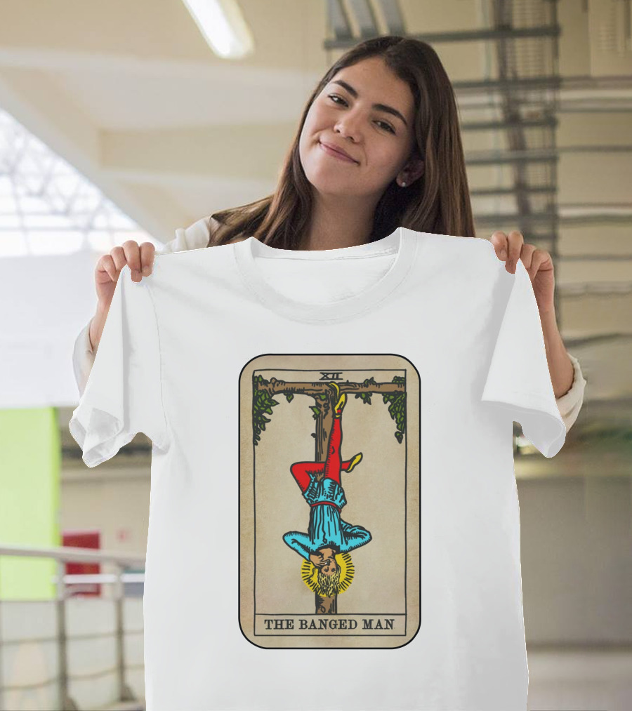 The Banged Man Tarot XII Hanged Style Concept T-Shirt