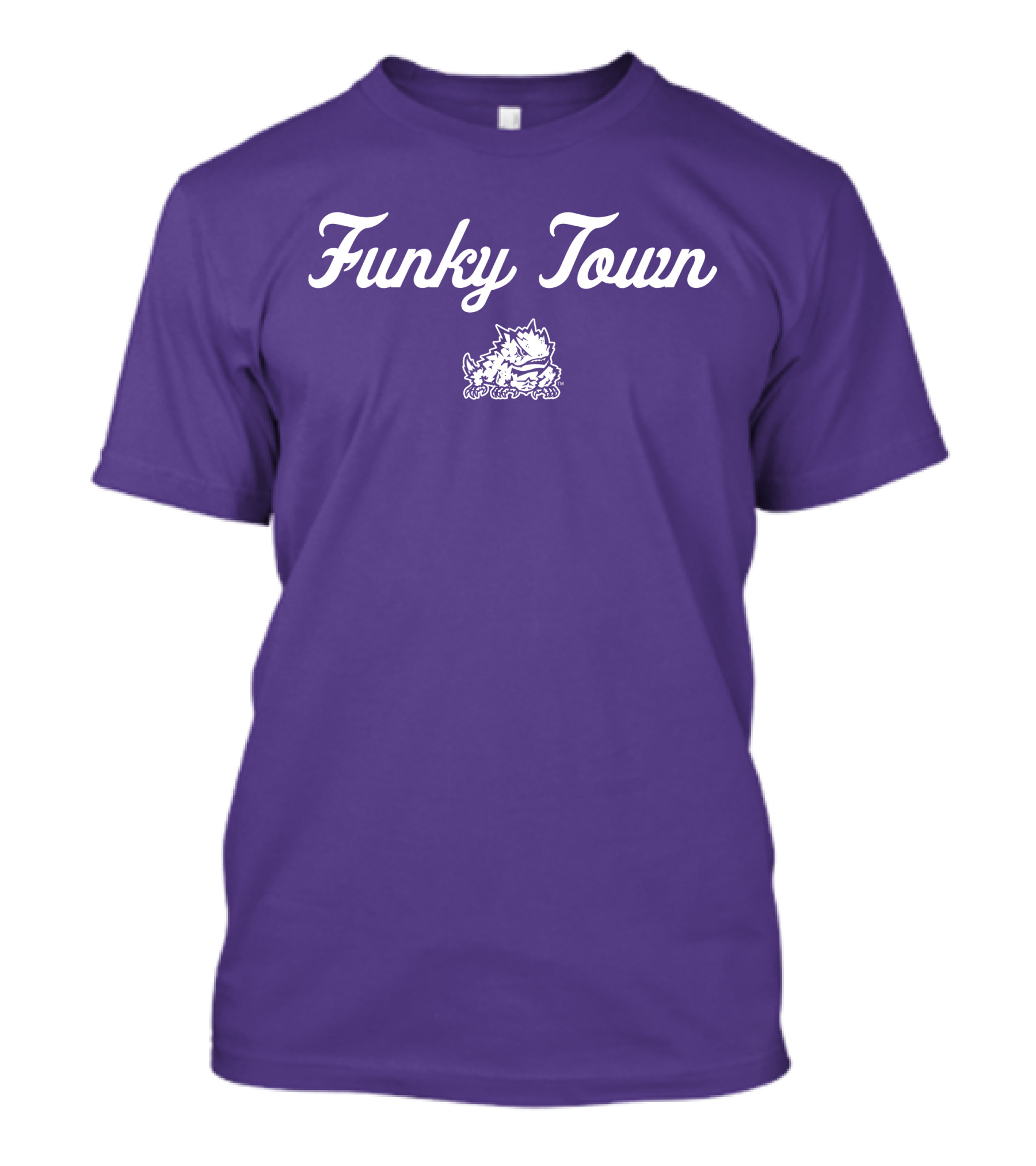 Funky Town TCU Horned Frogs Football Vintage Retro T-Shirt