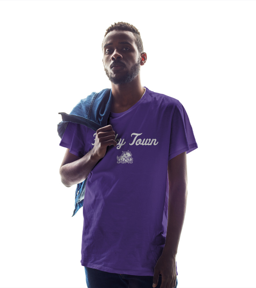 Funky Town TCU Horned Frogs Football Vintage Retro T-Shirt