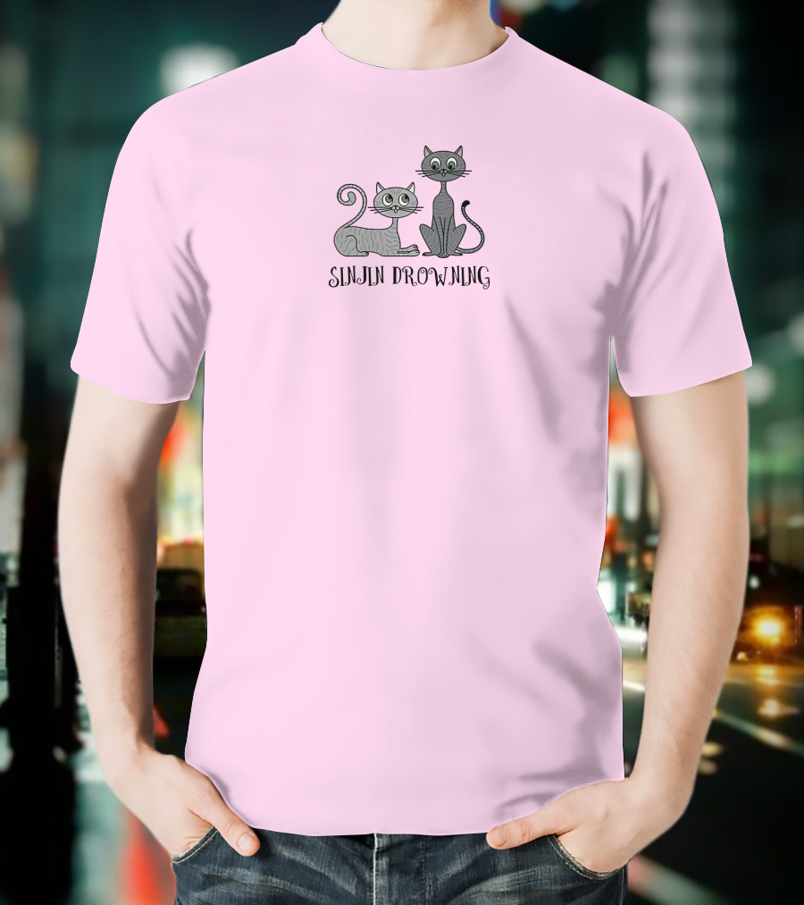 Sinjin Drowning Cats Beck And Jade T-Shirt