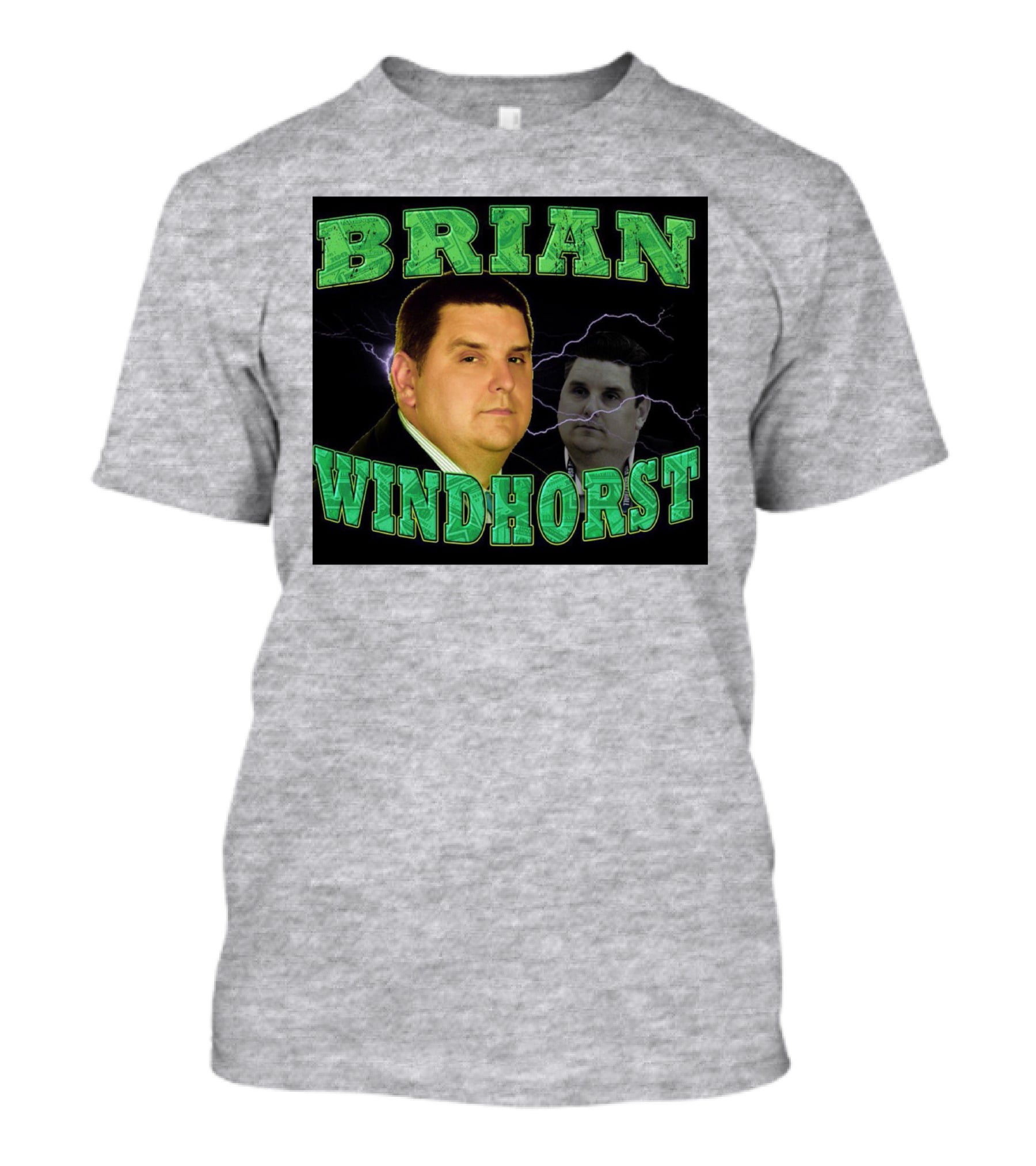 Debrajoruppp Brian Windhorst Lightning Faces T-Shirt