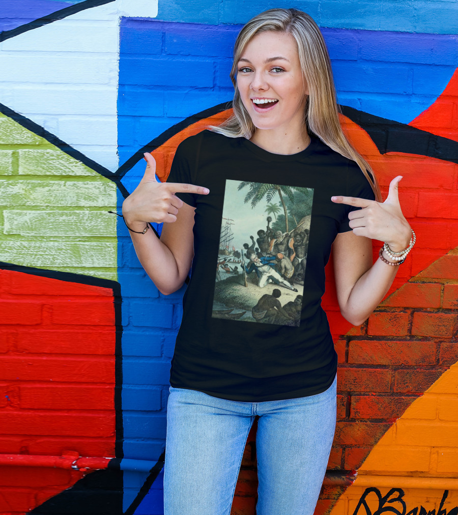 Hawaiians Killed Captain Cook Historic Encounter T-Shirt