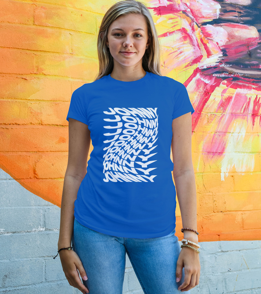 Johnny Orlando Johnny Optical Illusion Text T-Shirt