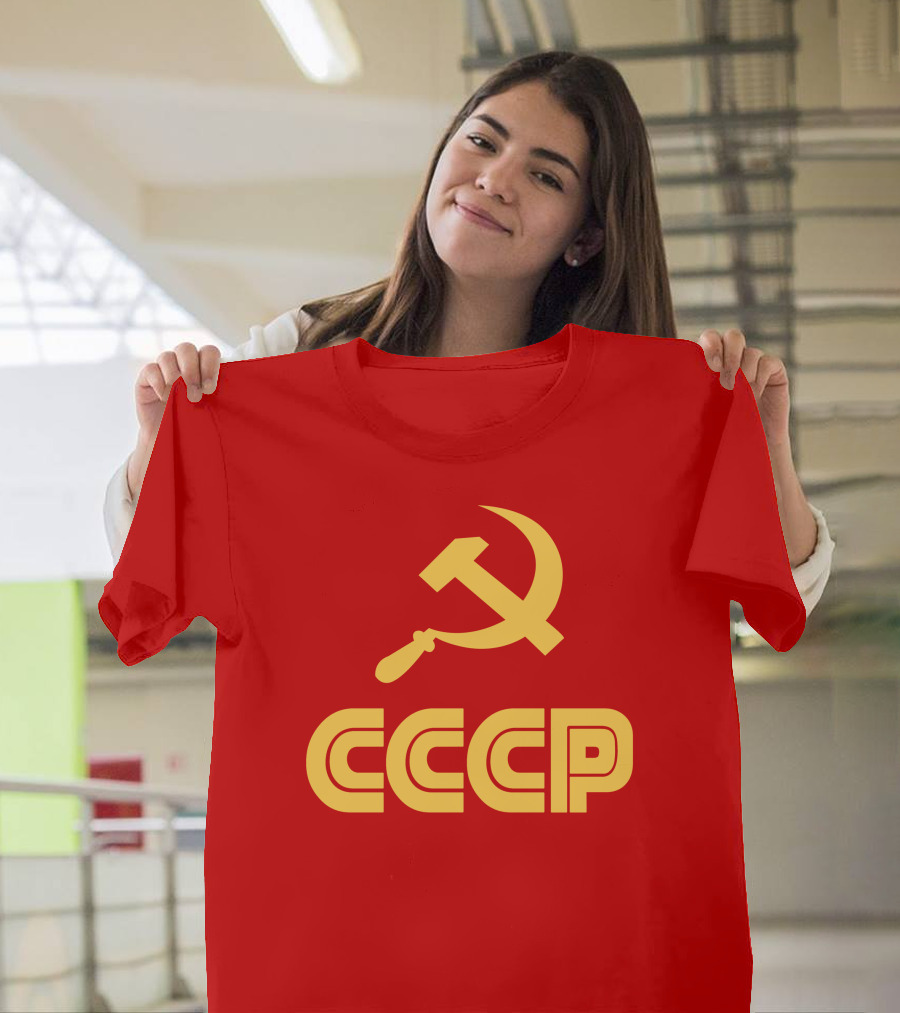Schotthappens CCCP Soviet Hammer And Sickle Red T-Shirt