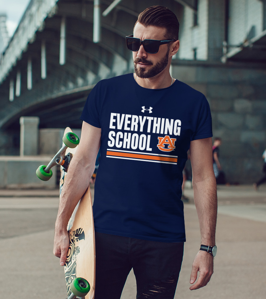 Auburn Football Everything School Under Armour AU T-Shirt