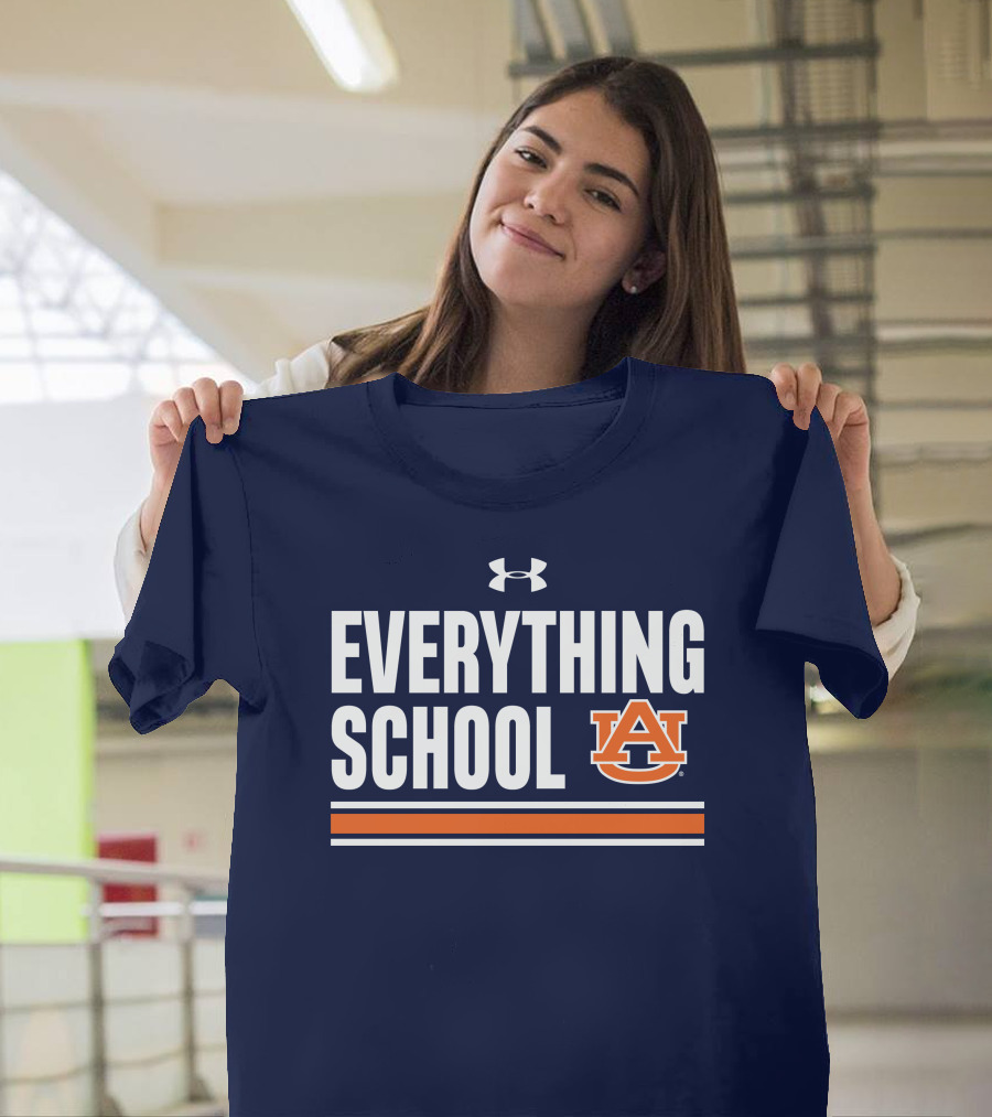Auburn Football Everything School Under Armour AU T-Shirt