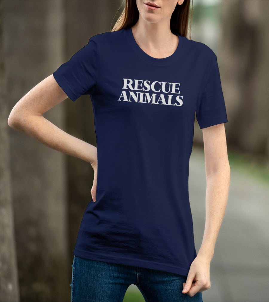 Thevintageveganchick Rescue Animals T-Shirt