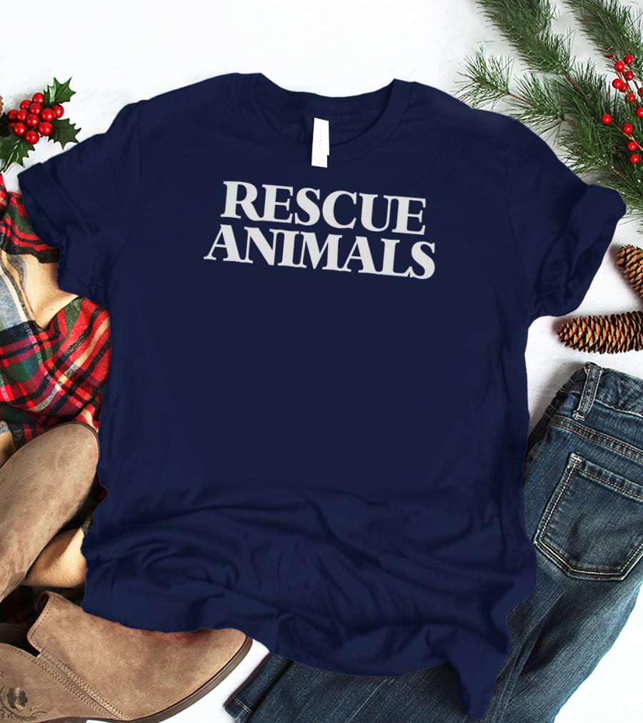 Thevintageveganchick Rescue Animals T-Shirt
