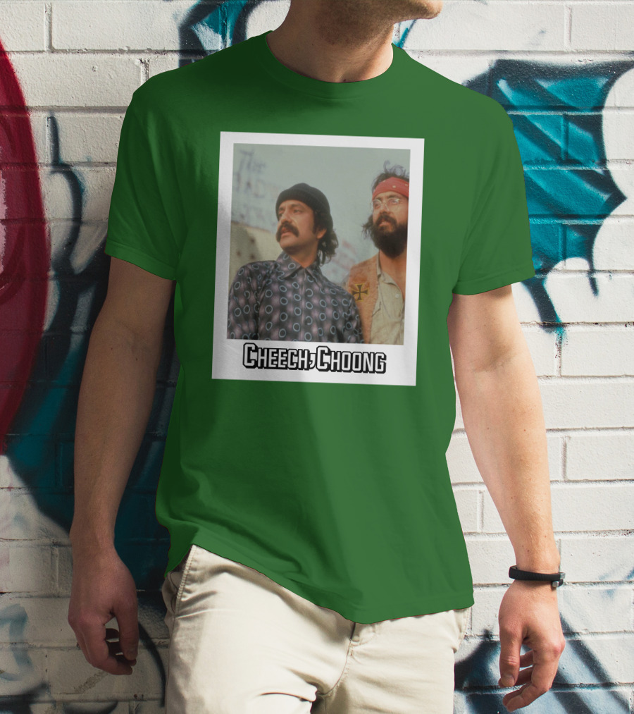 Cheech And Chong Retro Movie Duo Mikey Banker T-Shirt