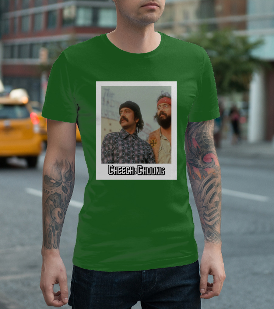 Cheech And Chong Retro Movie Duo Mikey Banker T-Shirt