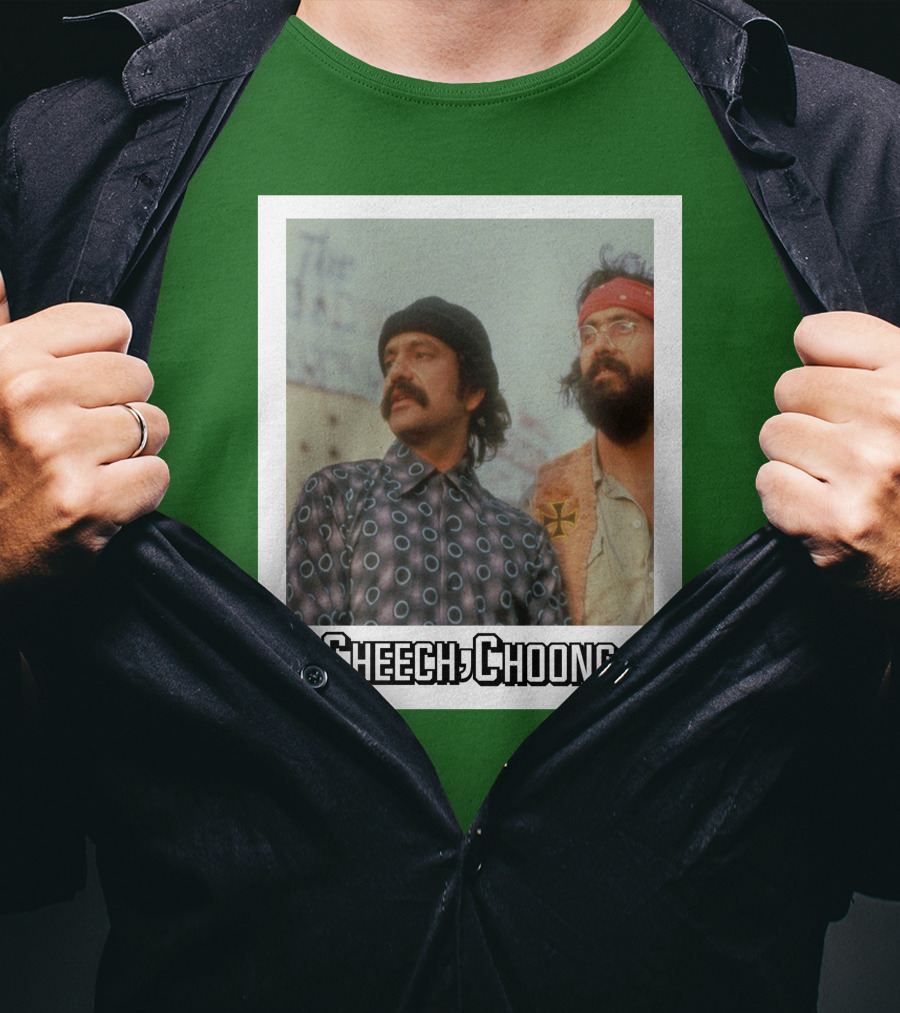 Cheech And Chong Retro Movie Duo Mikey Banker T-Shirt