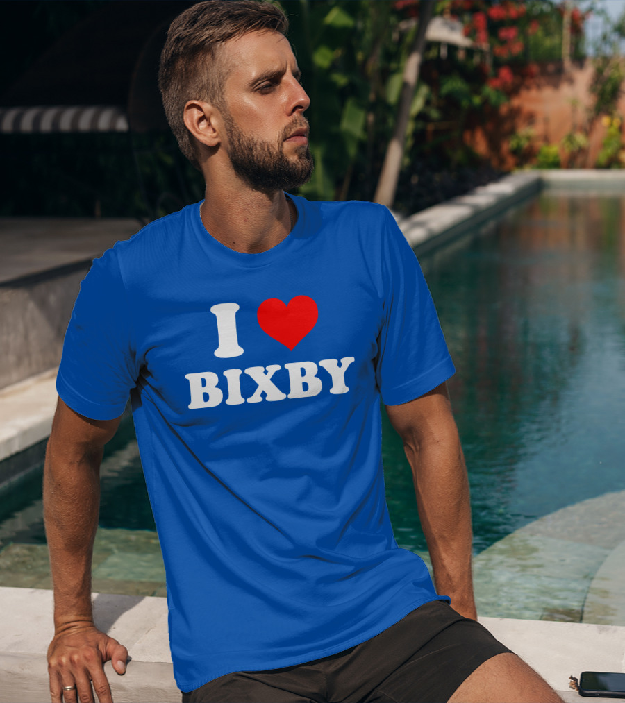 Agent47il I Love Bixby Heart T-Shirt