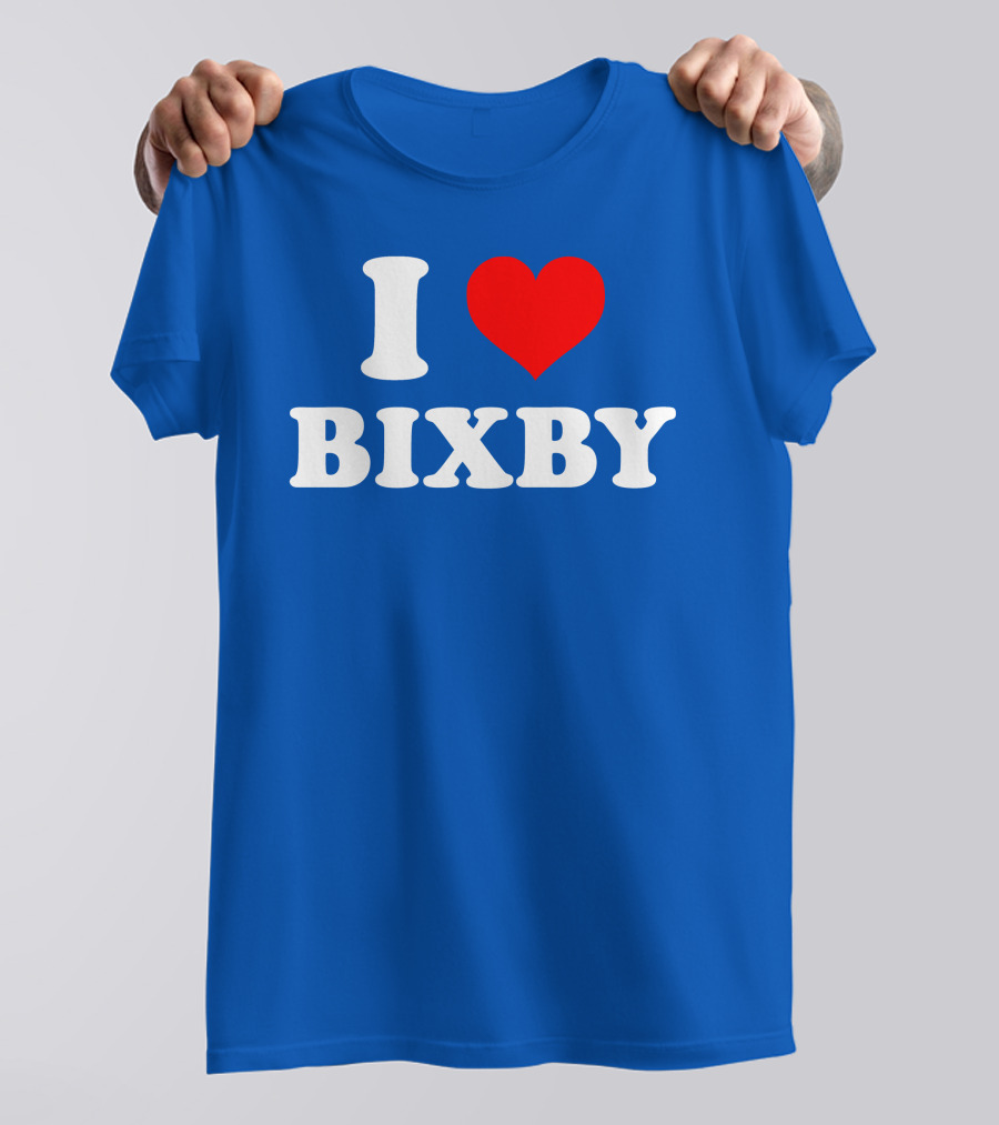 Agent47il I Love Bixby Heart T-Shirt
