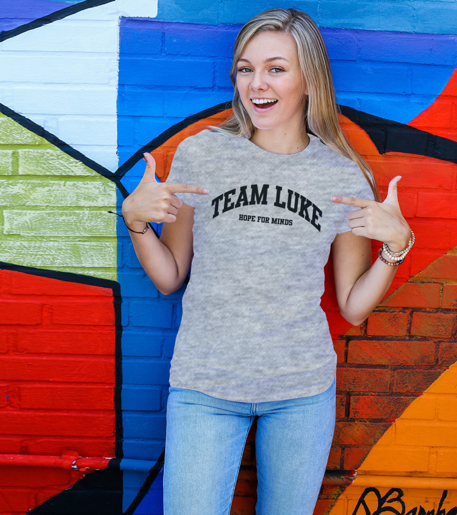 Team Luke Hope For Minds Support Network United T-Shirt