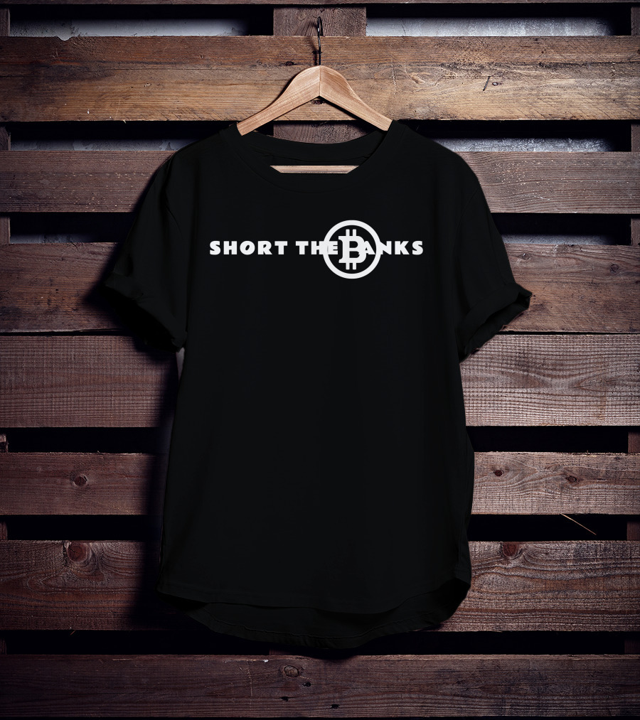 Short The Banks Bitcoin Logo Champion T-Shirt